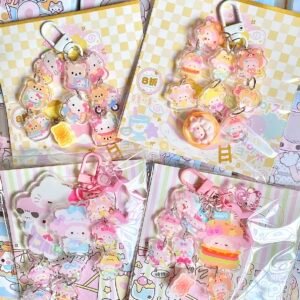 Cute set keychain